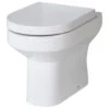 Nuie Harmony 370 X 520mm Back-To-Wall White WC Pan