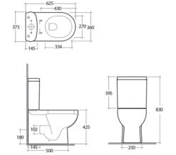 RAK Tonique Close Coupled White Back-To-Wall WC Pack With Soft Close Seat -Duravit Store M 2017 4 6 15 28 5 528