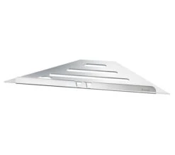 Smedbo Sideline Polished Stainless Steel Wall Mounted Grout Line Corner Shelf -Duravit Store M 2017 4 6 8 44 36 179