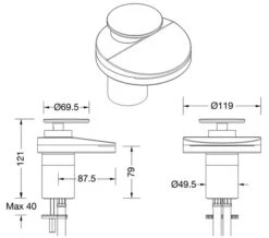 Crosswater Water Circle Monobloc Chrome Basin Mixer Tap -Duravit Store M 2017 5 18 14 29 25 939