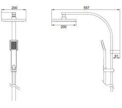 Crosswater Planet Shower Diverter With Fixed Head And Handset Kit Chrome -Duravit Store M 2017 9 12 14 46 44 239