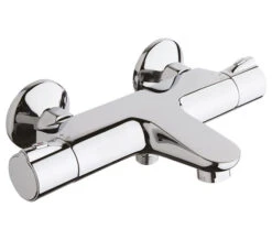Crosswater Thermostatic Chrome Bath Shower Mixer Tap