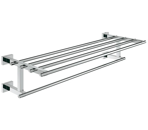 Grohe Essentials Cube Multi Chrome Towel Rack 3 Grohe Essentials Cube Multi Chrome Towel Rack
