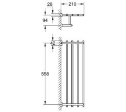 Grohe Essentials Cube Multi Chrome Towel Rack 5 Grohe Essentials Cube Multi Chrome Towel Rack -Duravit Store M 2018 1 19 13 38 13 166