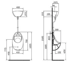 VitrA Arkitekt White Urinal With Concealed Trap -Duravit Store M 2018 1 27 7 9 6 248