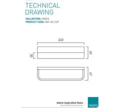 Vado Omika Chrome Towel Rail -Duravit Store M 2018 10 2 10 35 19 410