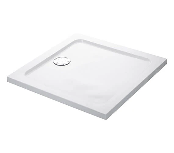Mira Flight Low Square Shower Tray White With Waste 5 Mira Flight Low Square Shower Tray White With Waste - Image 3