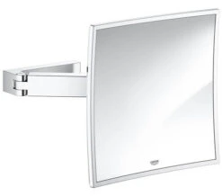 Grohe Selection Cube Chrome Cosmetic Mirror