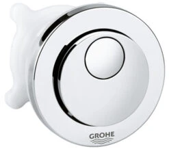 Grohe Round Chrome Dual Flush Push Button Actuation With Eco Button -Duravit Store M 2018 11 19 14 38 3 932