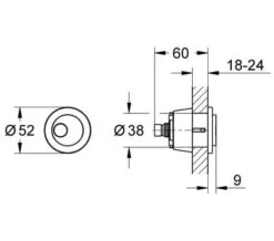 Grohe Round Chrome Dual Flush Push Button Actuation With Eco Button -Duravit Store M 2018 11 19 14 39 25 920