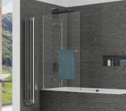 Kudos Inspire 950 X 1500mm Two Panel Outswing Bath Screen