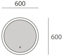 Origins Living Meridian 600mm Framed Backlit Led Mirror - Bt.0060.1131.S -Duravit Store M 2018 12 5 6 40 25 745