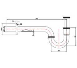 Burlington Arcade Bidet Trap Nickel -Duravit Store M 2018 12 6 7 5 35 521