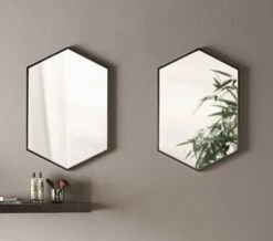 Origins Living Docklands Hexagon 500mm X 750mm Framed Mirror -Duravit Store M 2018 12 8 7 50 46 530