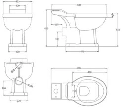 Bayswater Fitzroy 684mm White Closed Coupled WC Pan -Duravit Store M 2018 2 9 14 17 23 545