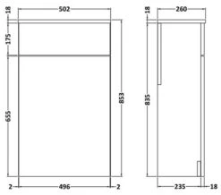 Nuie Athena 500mm Wide Floor Standing WC Unit -Duravit Store M 2018 3 29 11 42 2 596