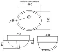 Silverdale Victorian Under-Mount Vanity Basin -Duravit Store M 2018 5 10 7 47 7 694