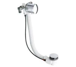 Crosswater Bath Chrome Pop-Up Waste With Bath Filler