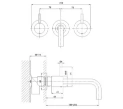 Crosswater MPRO 3 Hole Wall Mounted Basin Mixer Tap 20 Crosswater MPRO 3 Hole Wall Mounted Basin Mixer Tap -Duravit Store M 2018 5 7 11 18 31 171