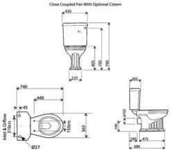 Silverdale Belgravia 430 X 740mm Close Coupled Pan 6 Silverdale Belgravia 430 X 740mm Close Coupled Pan -Duravit Store M 2018 5 7 8 3 53 823