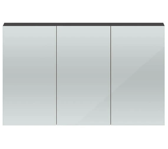 Hudson Reed Quartet 1350 X 715mm 3 Door Mirror Cabinet 6 Hudson Reed Quartet 1350 X 715mm 3 Door Mirror Cabinet - Image 4