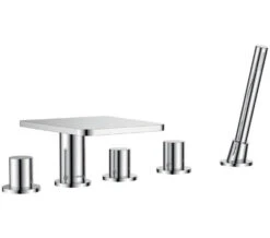 Flova Annecy Diamond Chrome Finish Bath Shower Mixer Tap With Handset And Hose -Duravit Store M 2018 6 27 6 50 57 379