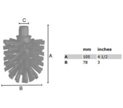 Smedbo Xtra Spare Toilet Brush 7 Smedbo Xtra Spare Toilet Brush -Duravit Store M 2018 6 30 10 35 30 650