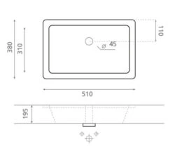 Crosswater Torino Undermount Rectangular White Basin -Duravit Store M 2018 6 30 7 40 56 969