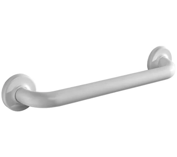 Twyford Avalon White Support Grab Rail With Concealed Fixings 4 Twyford Avalon White Support Grab Rail With Concealed Fixings - Image 2