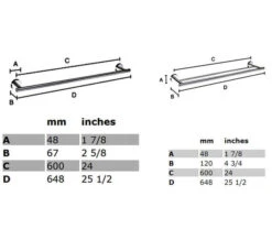 Smedbo Home 648mm Single Towel Rail -Duravit Store M 2018 7 19 12 29 49 809