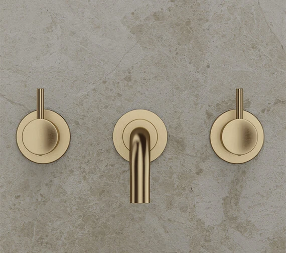 Crosswater MPRO 3 Hole Wall Mounted Basin Mixer Tap 12 Crosswater MPRO 3 Hole Wall Mounted Basin Mixer Tap - Image 10