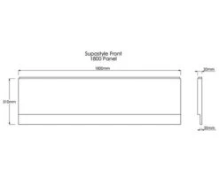 Trojan Supastyle Acrylic Bath Front Panel White -Duravit Store M 2018 7 6 11 20 33 390