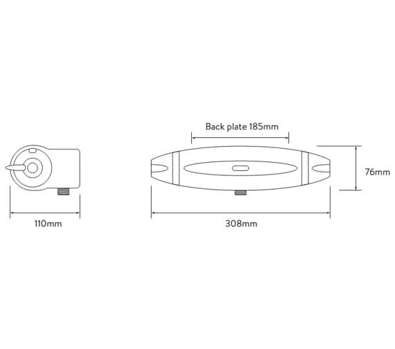 Aqualisa Aquarian Exposed Thermostatic Bar Shower Valve - Designer Choice 4 Aqualisa Aquarian Exposed Thermostatic Bar Shower Valve - Designer Choice - Image 2