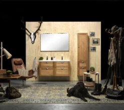 Miller London 1200mm Four Drawer Wall Hung Vanity Unit