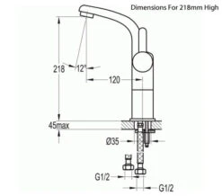 Flova Essence Cloakroom 132mm High Diamond Chrome Basin Mixer Tap With Clicker Waste -Duravit Store M 2018 8 3 10 24 20 671