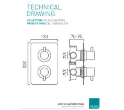 Vado Celsius Square Concealed 1 Outlet 2 Handle Thermostatic Shower Valve -Duravit Store M 2018 9 12 11 23 50 796