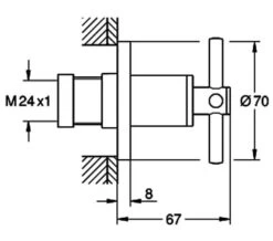 Grohe Atrio Concealed Stop Valve Trim -Duravit Store M 2018 9 12 6 37 20 420