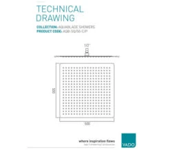 Vado Aquablade Single Function Square Slimline Shower Head -Duravit Store M 2018 9 12 7 55 46 962