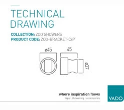 Vado Zoo Chrome Wall Mounted Shower Bracket 5 Vado Zoo Chrome Wall Mounted Shower Bracket -Duravit Store M 2018 9 12 8 19 21 909