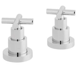 Vado Elements Deck Mounted Pair Of Chrome Stop Valve