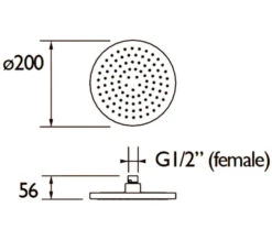 Bristan Abs Fixed Chrome Shower Head -Duravit Store M 2018 9 26 8 4 30 769