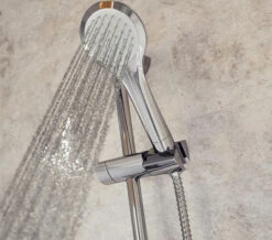 Bristan Acute Thermostatic Surface Mounted Shower Valve With Adjustable Riser Rail