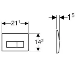 Geberit Kappa50 Dual Flush Plate -Duravit Store M 2018 9 6 12 1 59 420