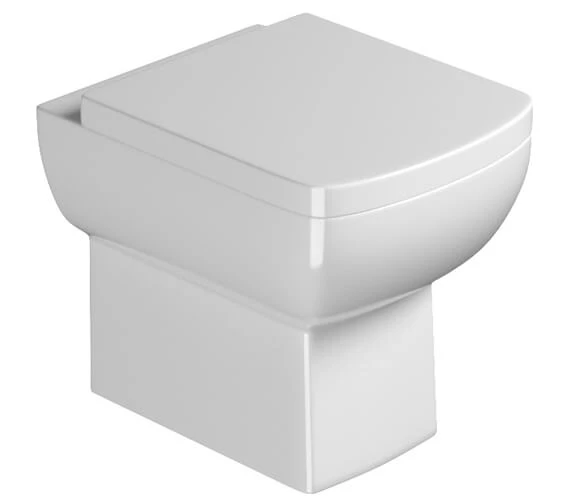 Saneux I-Line II Gloss-White Rimless Back To Wall WC Pan With Soft Close Seat And Cover 4 Saneux I-Line II Gloss-White Rimless Back To Wall WC Pan With Soft Close Seat And Cover - Image 2