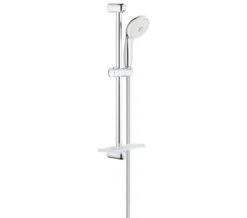 Grohe New Tempesta 100 Chrome Shower Rail Set 3 Sprays