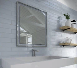 HIB Georgia Bevelled Edge Mirror On Clear Glass Frame 500 X 700mm -Duravit Store M 2019 1 11 14 42 49 721