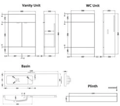 Hudson Reed Fusion 1100mm Compact Furniture Pack - Vanity And WC Unit With Basin -Duravit Store M 2019 1 25 13 22 20 969