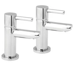 Deva Insignia Pair Of Chrome Bath Taps