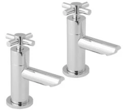 Deva Motif Pair Of Chrome Bath Taps