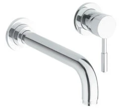 Deva Vision Wall Mounted Chrome Basin Mixer Tap